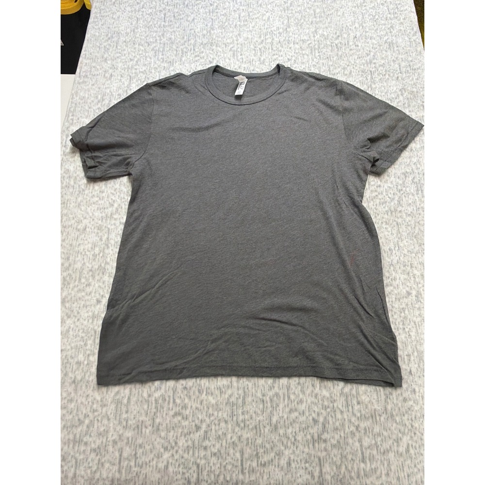 Alternative Apparel Style 5050BP Basic Crew Neck‎ T Shirt Charcoal Grey L NWOT